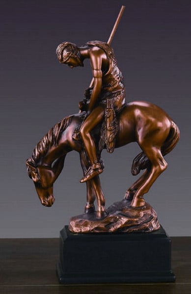 End Of The Trail Sculpture Native American Indian Replica created by James Earle Fraser