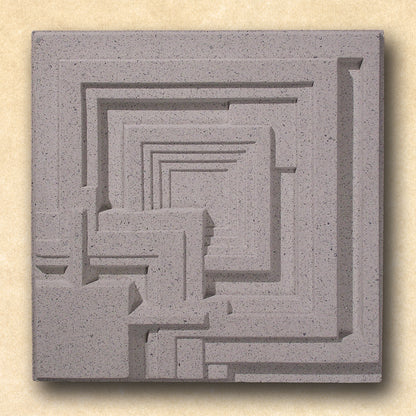 Ennis House Architectural Plaque – Wright Geometric Relief