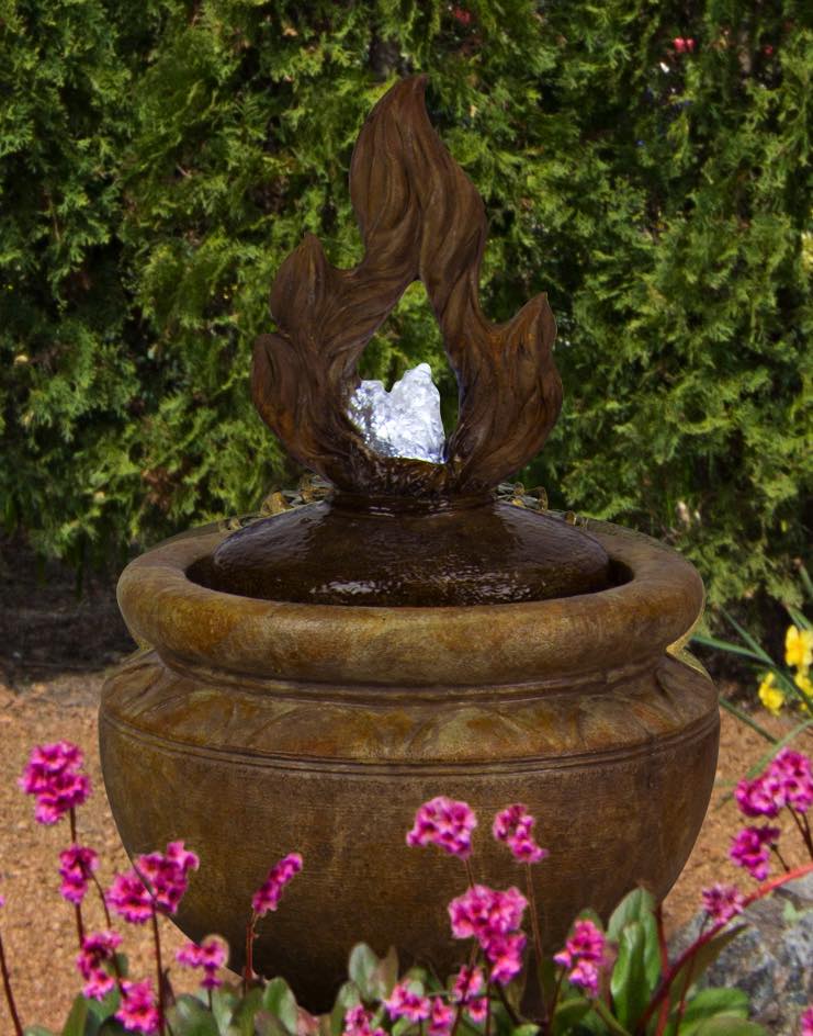 USA made Eternal Flame Fountain for memorial garden