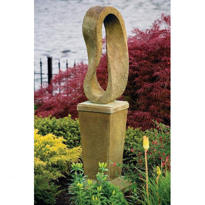 Eternal Garden Loop On Vase Pedestal Sculpture