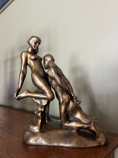 The Eternal Idol Sculpture by Auguste Rodin (1889) Kissing woman
