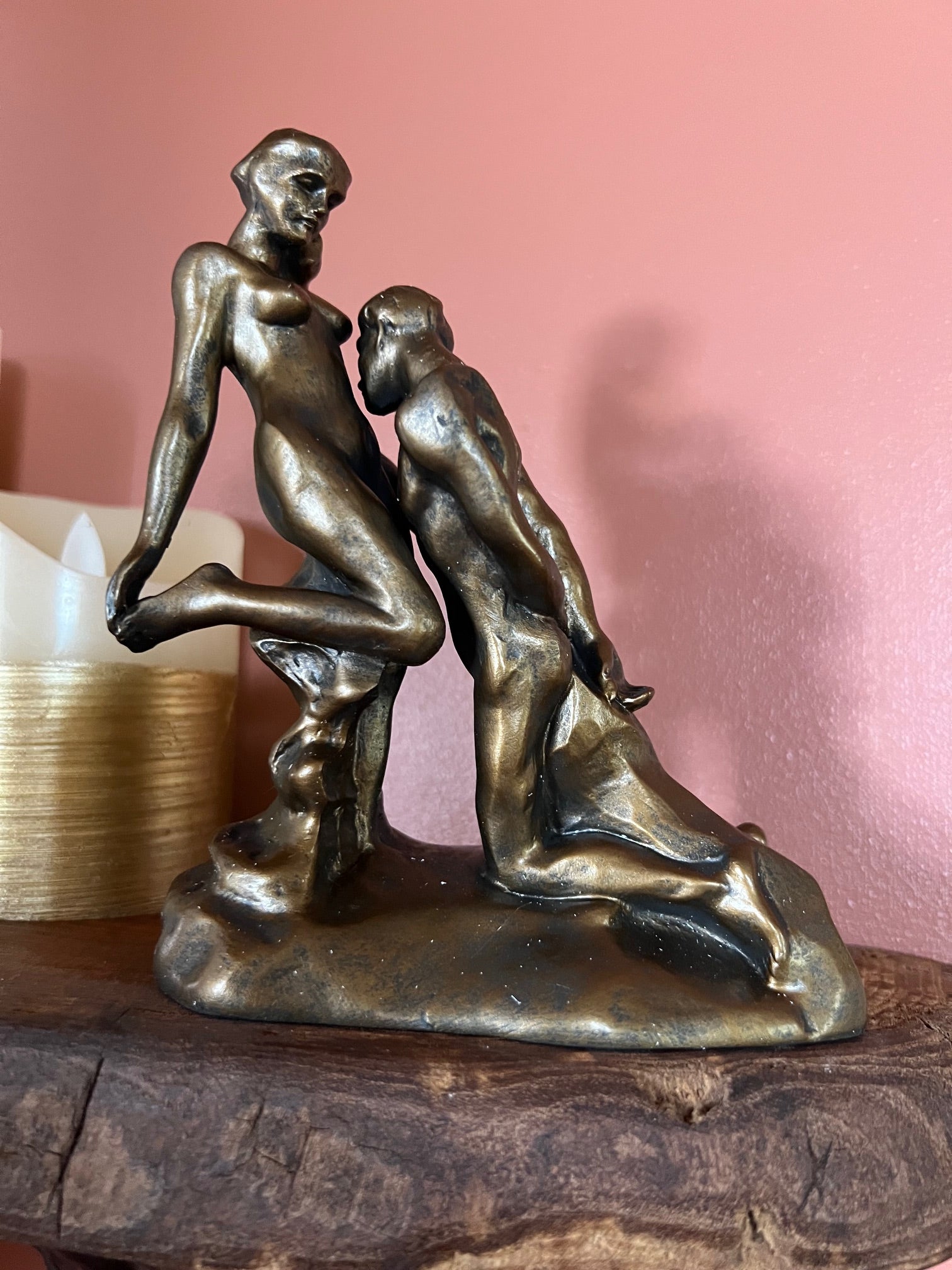 The Eternal Idol Sculpture by Auguste Rodin Kissing woman lovers statue