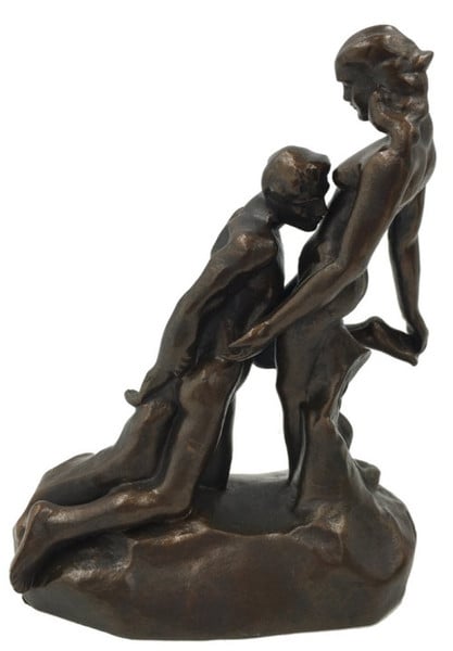 Eternal Idol by Rodin Sculpture Bronze Reproduction Two Lovers Art
