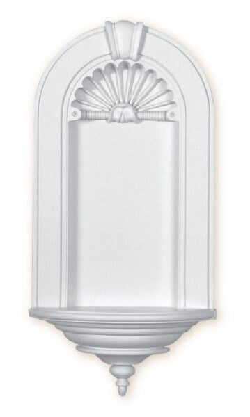 Bright White Recessed Niche 31-5/8 Inch Tall - Lightweight and durable