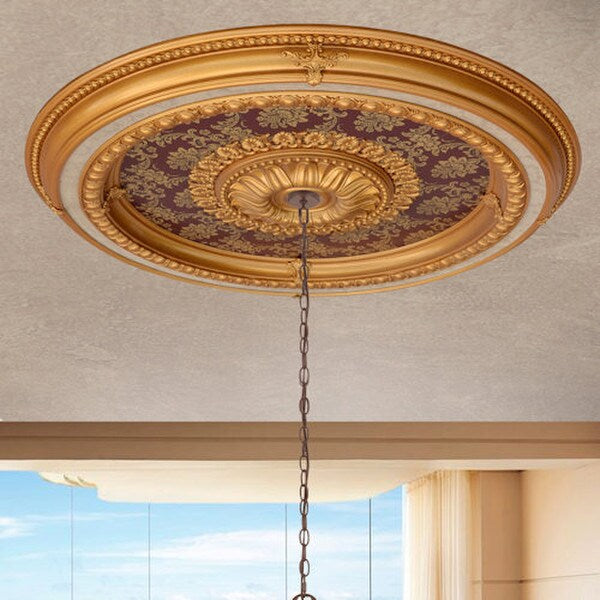 Ceiling Medallions Design Engineered For Easy Installation Round Decorative