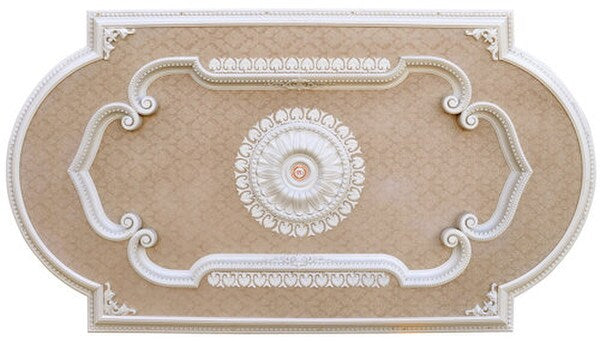 Blanco Rectangular Chandelier Ceiling Medallion Grand Applications
