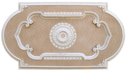 Blanco Rectangular Chandelier Ceiling Medallion Grand Applications