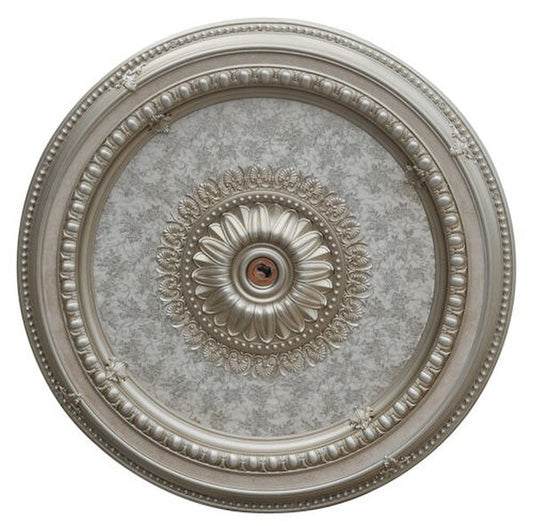 Champagne Round Ceiling Medallions lightweight easy install decorating enthusiast affordable