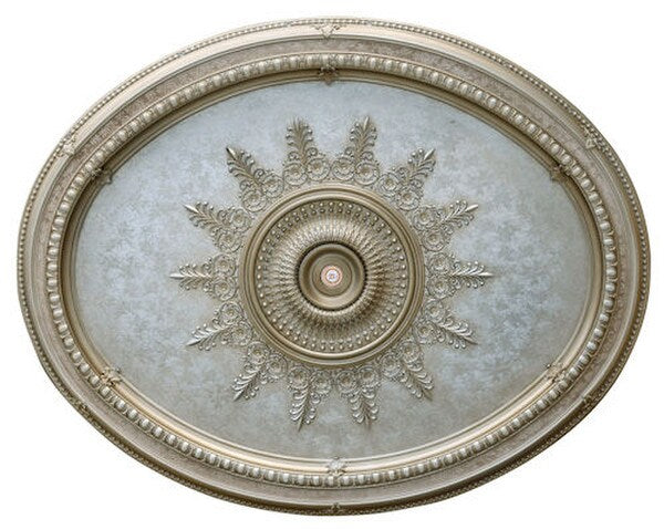 Ornate The Champagne Large Oval Chandelier Ceiling Architectural