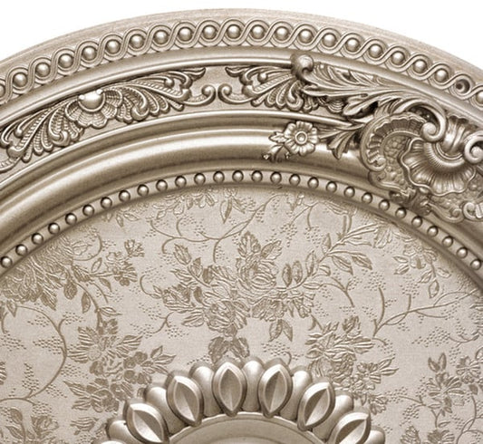 Petite Round Champagne Ceiling Medallion 24"