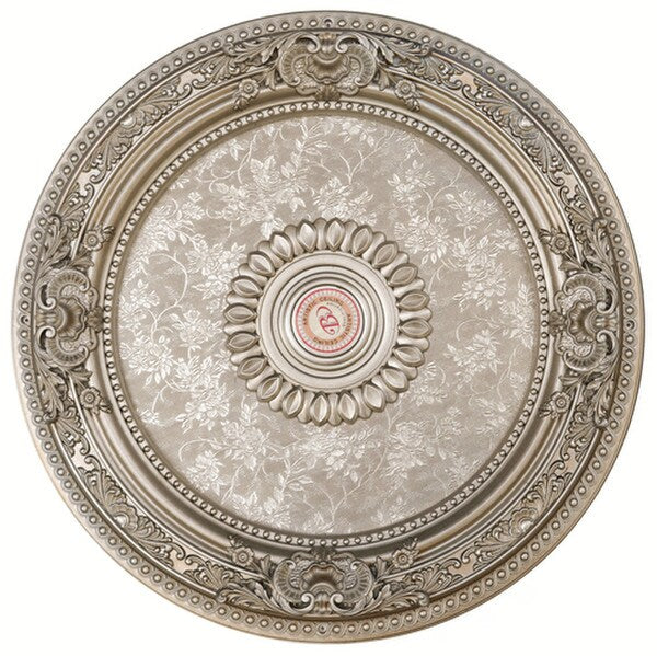 Petite Round Champagne Ceiling Medallion 24"