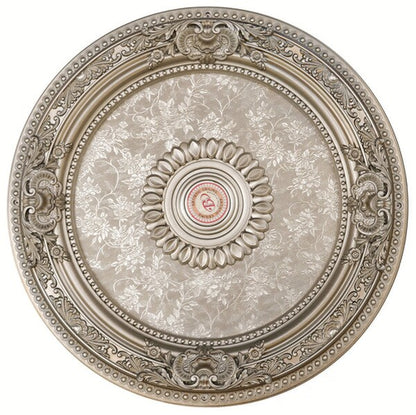 Petite Round Champagne Ceiling Medallion 24"
