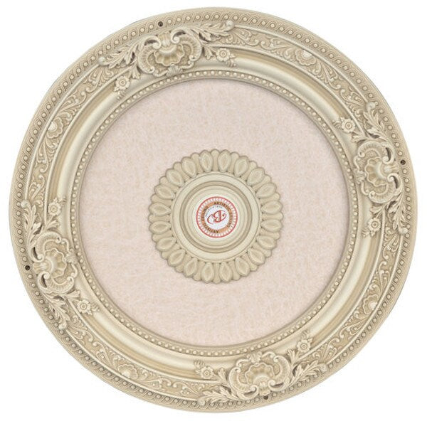 Cream French Round Ceiling Medallion Stunning details long lasting