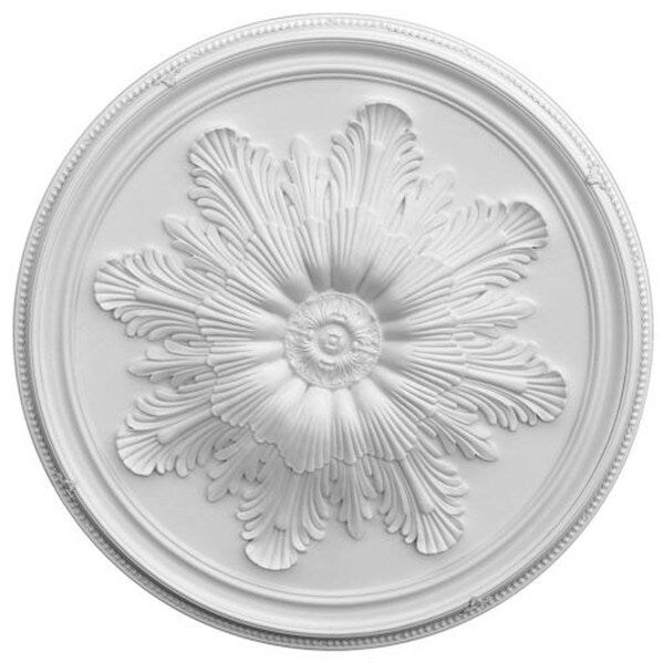 Grand Acanthus Round Ceiling Medallion Screw covers sophisticated