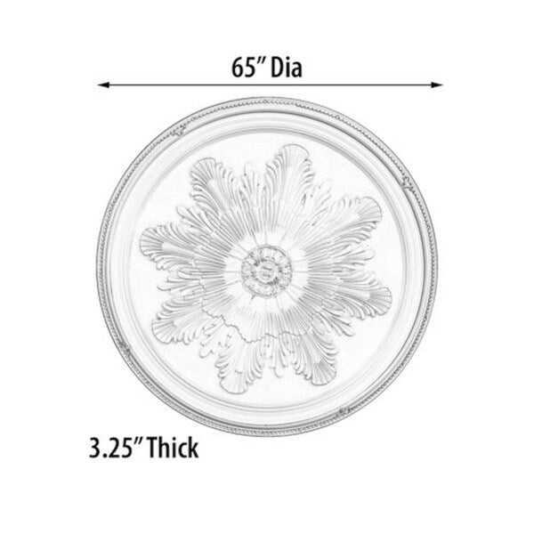 Affordable Add architecture Grand Acanthus Round Ceiling Medallion
