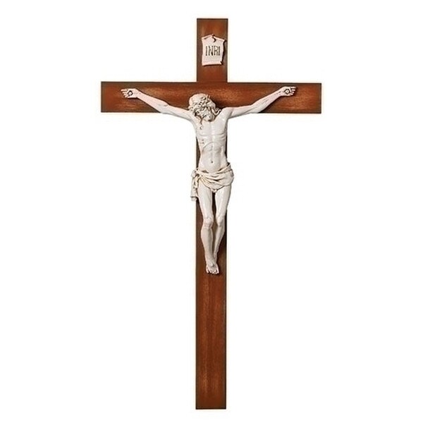 Crucifix Siena Corpus Dark Walnut Cross 40" H