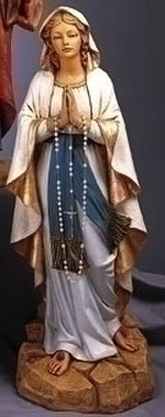 Our Lady of the Lourdes Statue 40" High