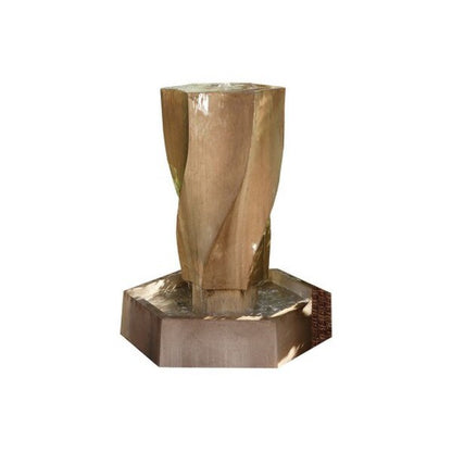 Vortex Mini Modern Art Minimalistic Fountain Twisted Sculptural Design