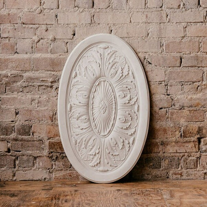 Plaque Italian Oval Wall Medallion an exquisite architectural element