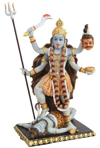 Deity Statue - Kali Hindu Goddess Sculpture Death of Ego