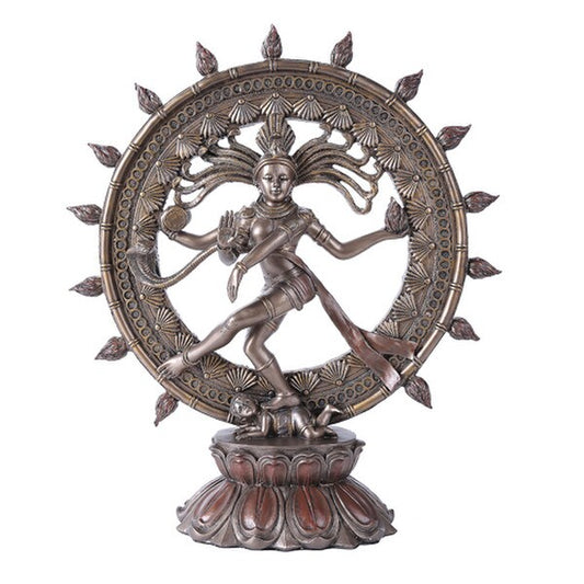 Shiva Sculpture Hindu Deity figurine of Dancer with four arms decor