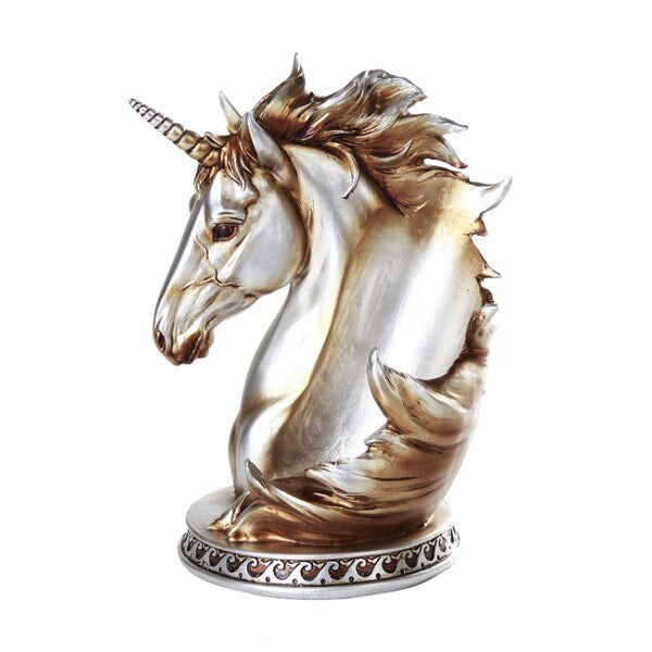 Unicorn Wine Bottle Carrier or Holder Sculpture Unique Decor