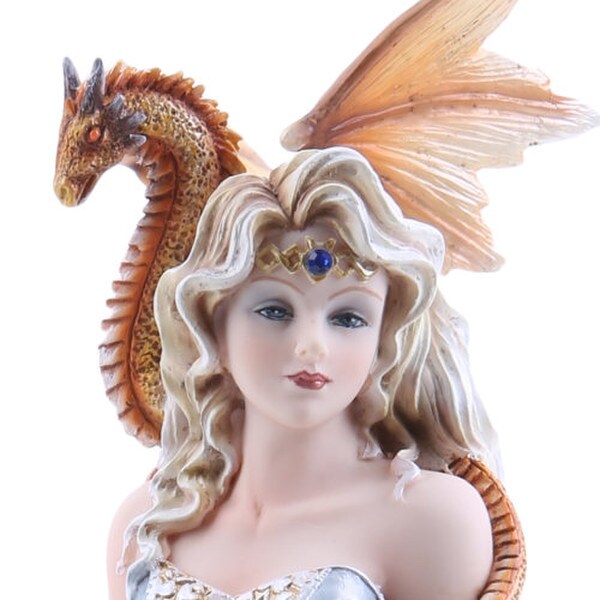 Asiria Good Witch Dragon Tamer Keeper Statue Nene Artist Sculpture