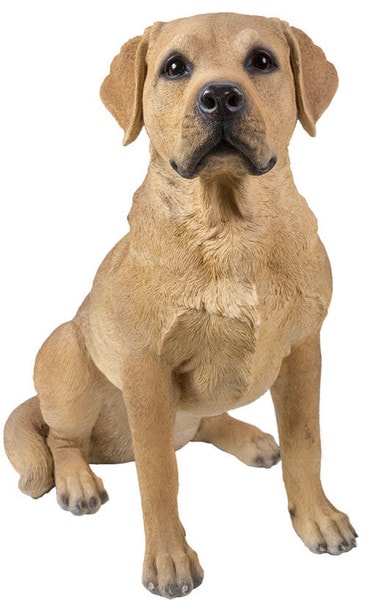 life like Golden Labrador Retriever Dog Statue very realistic