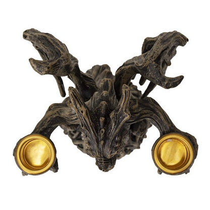 Top View Forest Guardian Dragon Candleholder Incense Burner Statue