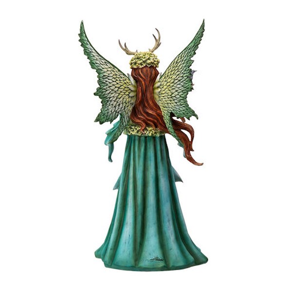 Back View Caretaker Fairy Guardian Sculpture by designer Amy Brown