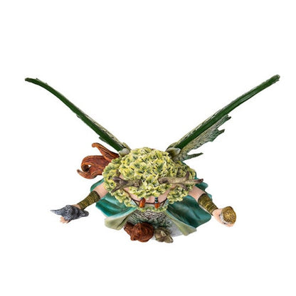 Overhead view Caretaker Fairy Guardian Sculpture by designer Amy Brown