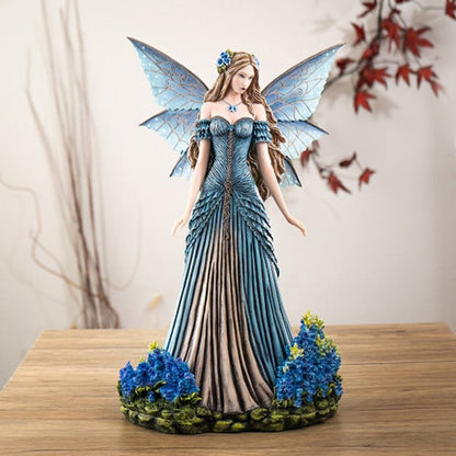 Lavender Fairy Statue Figurine