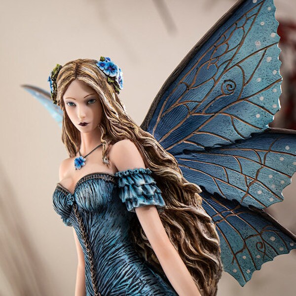 Lavender Fairy Statue Figurine