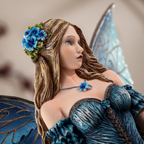 Lavender Fairy Statue Figurine