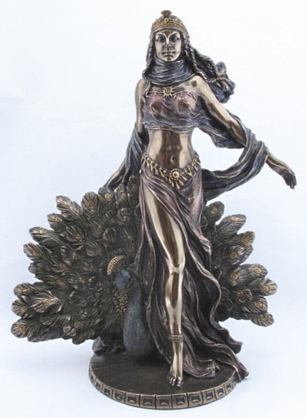 Hera Greek goodess animal peacock sacred statue sculptures replicas