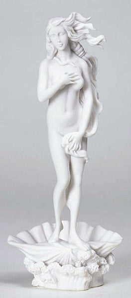 Birth of Venus Sculpture Reproduction Roman Goddess Statue Botticelli