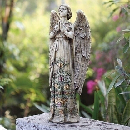 Praying Angel Garden Sculpture 24" High