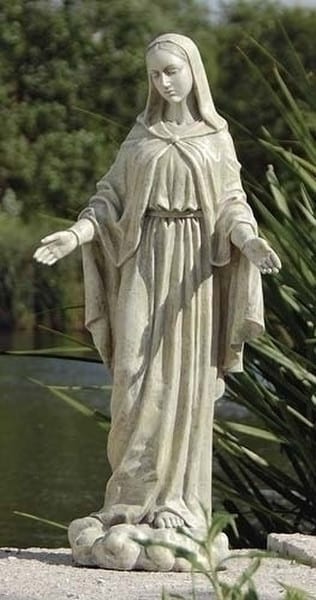 Our Lady Of Grace Garden Statue 24" High
