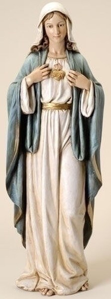 Sacred Heart Immaculate Heart Of Mary Religious Statue Figurine Garden