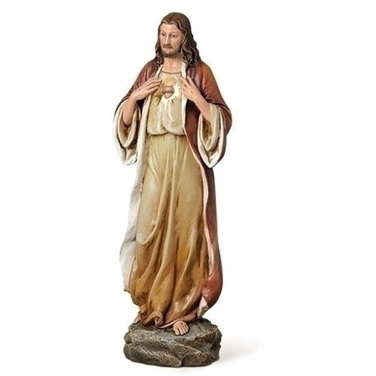 Sacred Heart of Jesus Statue 13.75" High