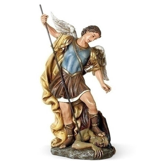 Saint Michael Figure Statue 15.5" High