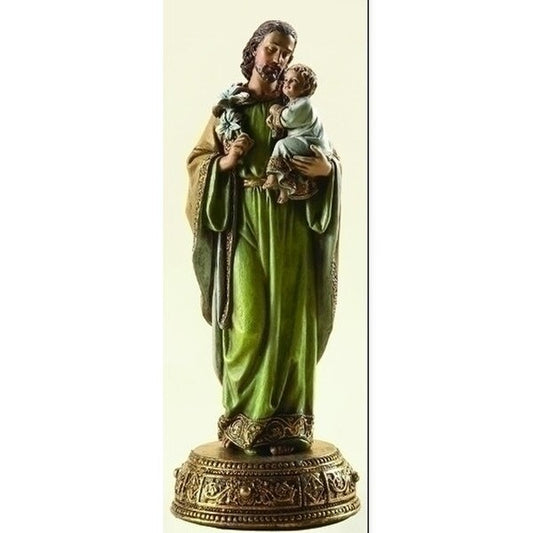 Saint Joseph Statue with Prayer Drawer Scroll