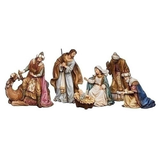 Nativity Ensemble 6 piece Set Figurines Statues