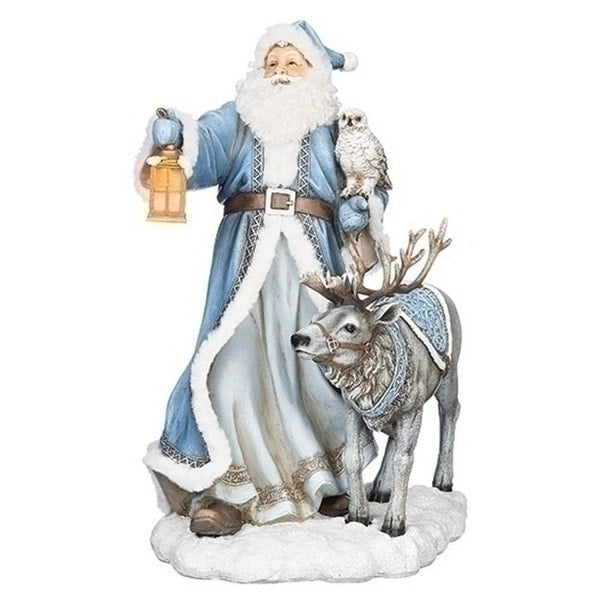 Santa's Illuminated Reindeer Lantern