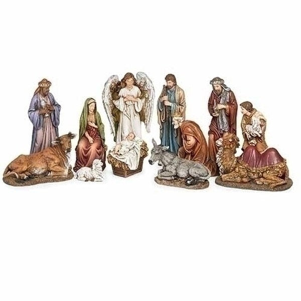 Nativity Ensemble with 12 Pieces Statue Set