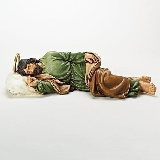 Sleeping Saint Joseph Statue 22.5" Length