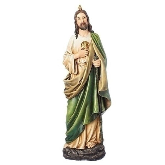 Saint Jude Figure Statue Colored Hopeless Cases Patron Artwork
