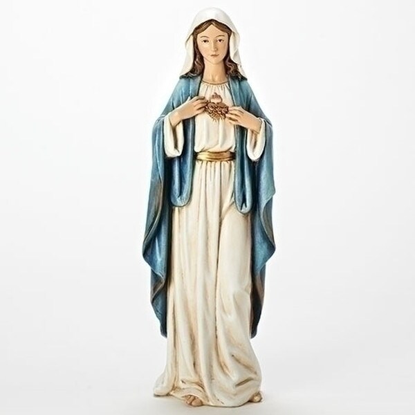 Immaculate Heart of Mary Figure Statue Catholic Mother Replica
