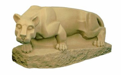 Nittany Lion Shrine Replica Mascot Statue University Park Campus Sculpture