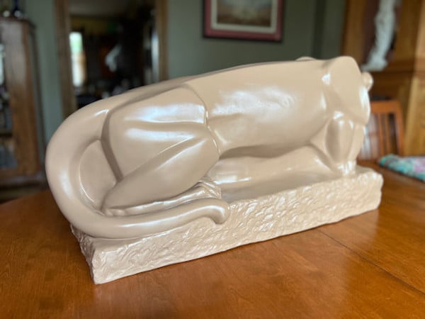 Nittany Lion Mascot Shrine Sculpture Replica College Garden Statue Big